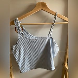 One Shoulder Crop Top